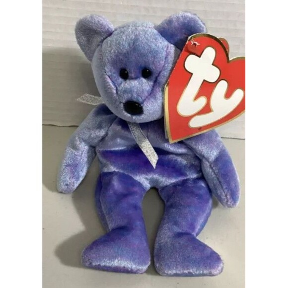 Lot Of Ty Beanie Baby America, Ariel, Birthday, Clubby II, Panda, Signature Bear - Picture 5 of 16